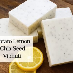 Potato Lemon Chia Seed Soap