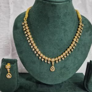 Crystal Blossom Necklace Set