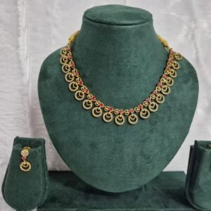 Rosé Dew Drops Necklace Set