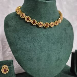 Ruby Radiance Choker Set