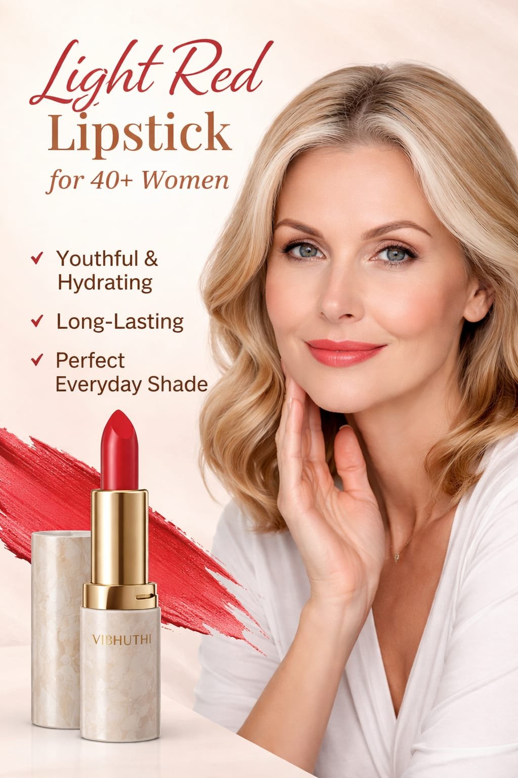 Vibhuthi Light Red Lipstick