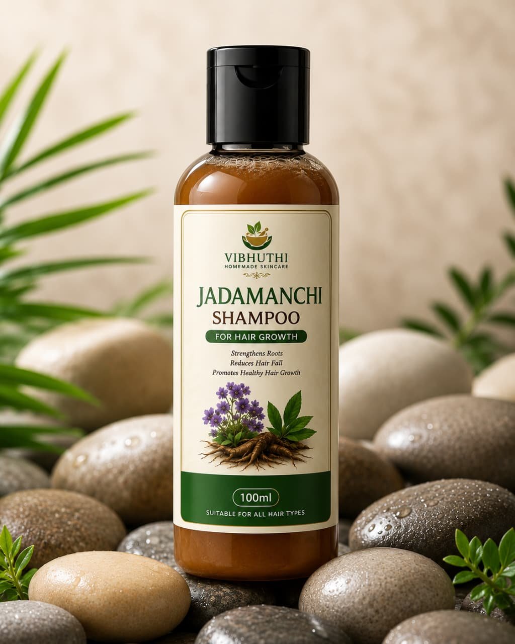 Vibhuthi Jadamanchi Herbal Shampoo